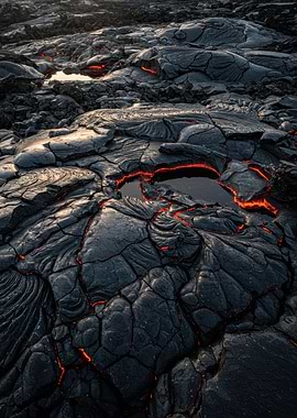 Volcanic Lava Field