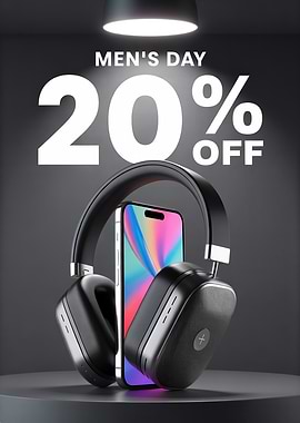 Men's Day 20% Off Headphones Sale