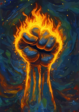 Fiery Fist of Power
