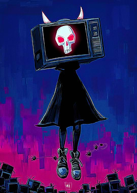 TV Head Devilish Figure