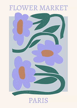 Flower Market Paris Floral Art