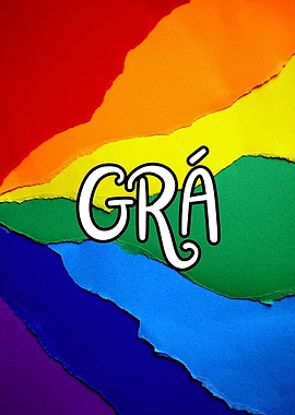 Irish Rainbow Love - Grá means love