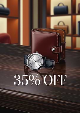 Watch and Wallet 35% Off