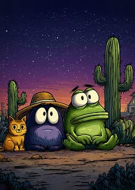 Desert Friends Starry Sky