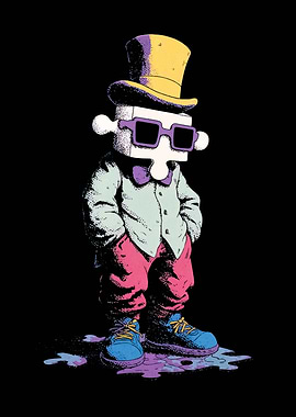 Puzzle Piece Character with Style