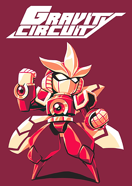 Gravity Circuit Robot Illustration