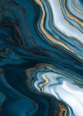 Abstract Gold Marble Texture