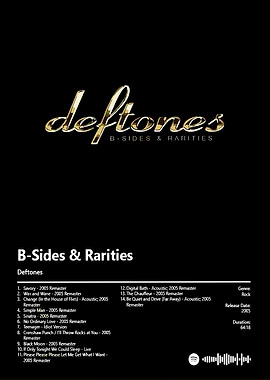 Deftones B-Sides & Rarities Album Cover