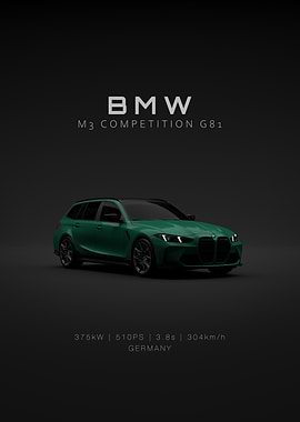BMW M3 G81 Competition - Front - Specs