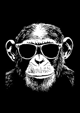 Cool Monkey with Sunglasses