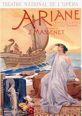 Ariane Opera Vintage Poster