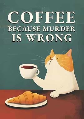 Coffee Because Murder Is Wrong