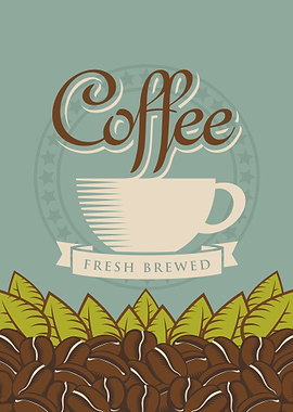 Fresh Brewed Coffee Illustration