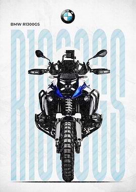 BMW R1300GS Motorcycle Front View