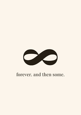 Infinity Symbol with Text
