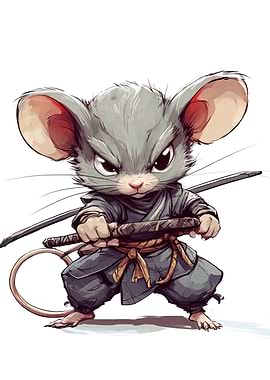 Ninja Mouse Warrior