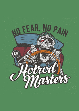 Skeleton Driver Poster Vintage