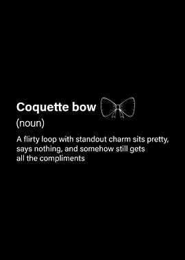 Coquette Bow Definition