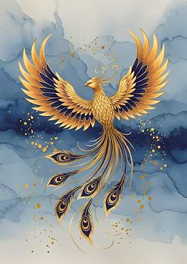 Golden Phoenix Rising