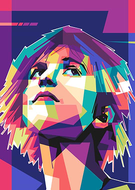 Hayley Williams Colorful Portrait Pop Art Illustration