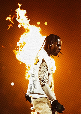 Travis Scott on Fire