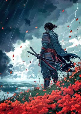 Samurai Flowers Japanese