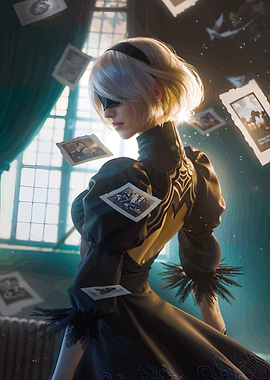 2B Nier Automata Art