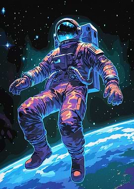Astronaut Space Digital
