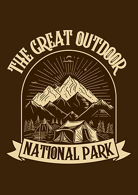 The Great Outdoor National Park Illustration