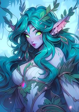 Fantasy Elf Woman Portrait
