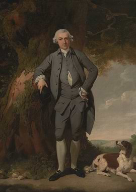 Portrait of a Gentleman with Dog