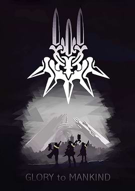 Nier Automata Glory to Mankind Poster