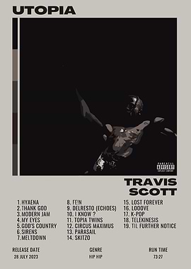 Travis Scott Utopia Album Cover