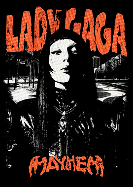 Lady Gaga Mayhem Graphic Art