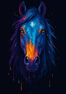 Colorful Horse
