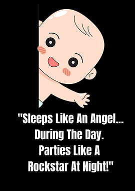 Baby Rockstar Cartoon