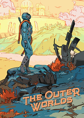 The Outer Worlds Game Poster Art