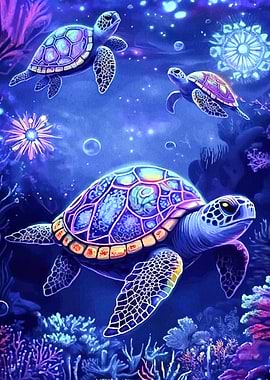 Sea Turtles Ocean