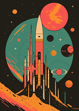 Retro Space Exploration