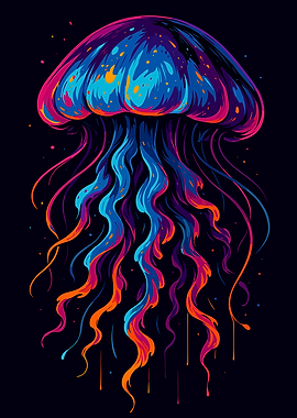 Colorful Jellyfish