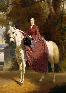 Equestrian Portrait of a Lady