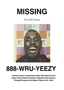 Missing: The Old Kanye Poster