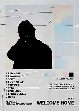 Aries Welcome Home Album Cover