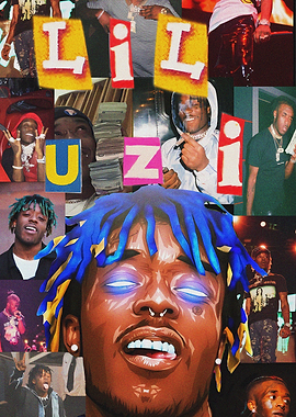 Lil Uzi Vert Collage Portrait