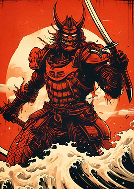Samurai Warrior Waves