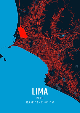 Lima City Map