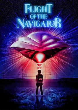 Flight of the Navigator Movie Poster