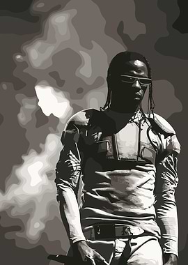 Travis Scott Illustration