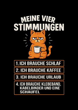 Meine Vier Stimmungen Cat