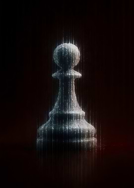 Abstract Pawn Chess Piece